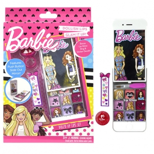 Косметика для девочек Markwins Markwins 9708451 Barbie Игровой набор детской декоративной косметики для губ