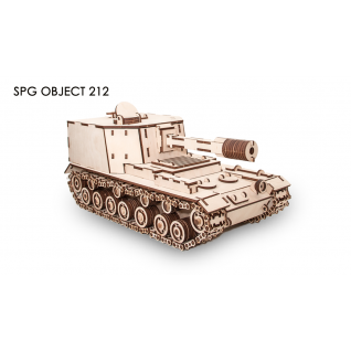 Сборные модели EWA Деревянный конструктор 3D Tank sau212 (Танк сау 212)
