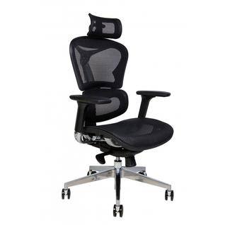 Кресло офисное Хироу black/черный пластик/черная ткань NORDEN Chairs