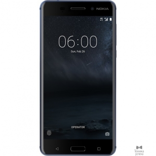 Nokia NOKIA 6 DS TA-1021 BLUE 11PLEL01A11 5.5'' (1920x1080)IPS/Snapdragon 430 MSM8937/32Gb/3Gb/3G/4G/16MP+8MP/Android 7.1