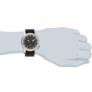Часы для дайверов Momentum Torpedo Black Mineral (нато) Momentum by St. Moritz Watch Corp