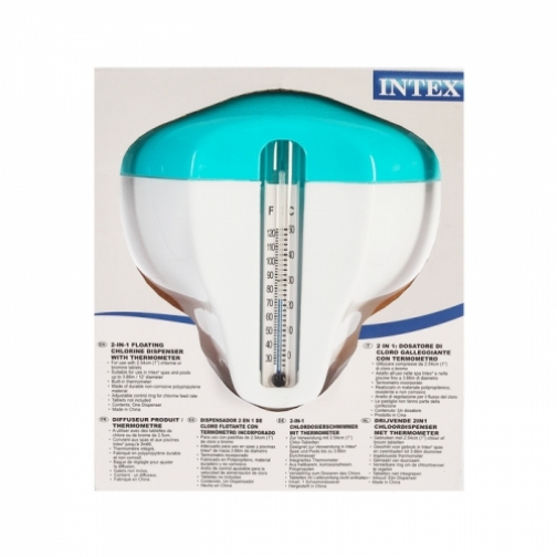 Поплавок-дозатор с термометром для бассейна Intex 37711573 2