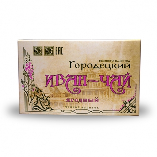Иван-чай Городецкий ягодный, 100 г, коробка