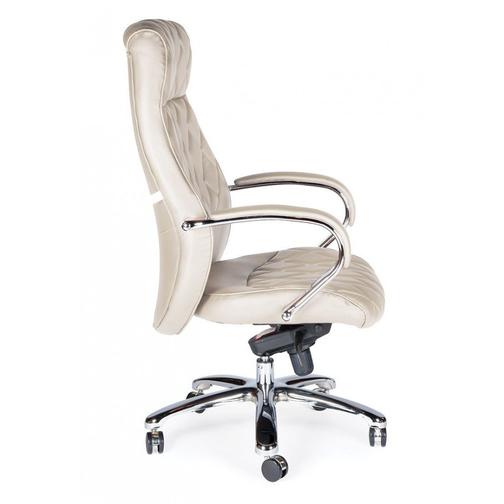 Кресло офисное/Бонд/(ivory) сталь + хром/слоновая кость экокожа NORDEN Chairs 42859370 2