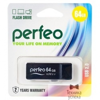 Perfeo Perfeo USB Drive 64GB R01 Black PF-R01B064