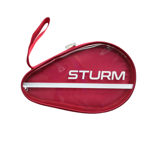 Чехол для ракетки для настольного тенниса Sturm Cs-02, для одной ракетки, красный 42219163 5
