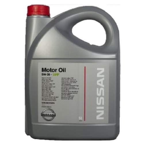 Моторное масло NISSAN 5W30 5л DPF синтетика арт. KE90090043 5926369
