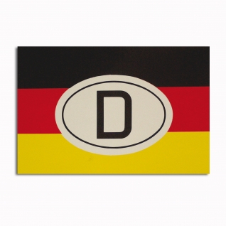 Made in Germany Наклейка на а/м "флаг Германии"