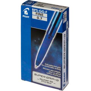Ручка шариковая PILOT Super Grip G BPS-GG-F-L резин.манжет. синяя 0,22мм