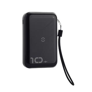 Аккумулятор внешний универсальный & беспроводное зарядное Baseus Mini S Bracket Wireless Charger (PPXFF10W-01) 10000 mAh Черный