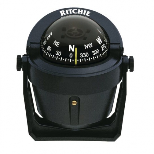 Ritchie Navigation Компас с конической картушкой Ritchie Navigation Explorer B-51 чёрный 70 мм 12 В устанавливается на кронштейне 1201268