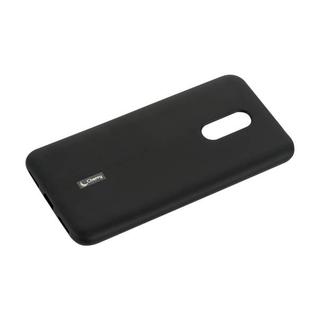Чехол-накладка силиконовый Cherry матовый 0.4mm & пленка для Xiaomi Redmi 5 Plus (5.7") Черный
