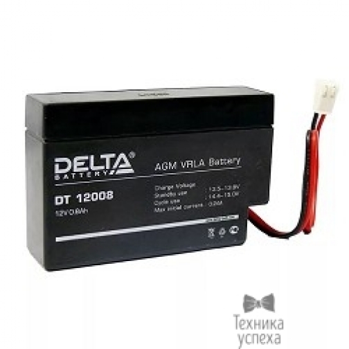 Delta Delta DT 12008 (T13) (0,8А\ч, 12В) свинцово- кислотный аккумулятор 6878701