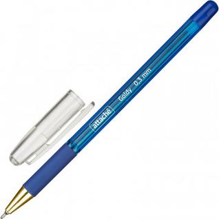 Ручка шариковая Attache Goldy, 0,3мм, синий, маслян.,неавт., с манж.