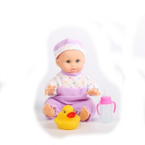 Пупс с поильником и утенком Baby Dolls, 21 см Shenzhen Toys 37720607