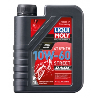 Моторное масло Liqui Moly Motorbike 4T Synth Street Race 10W60 1л
