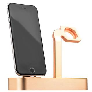 Док-станция COTEetCI Base5 Dock для Apple Watch & iPhone X/ 8 Plus/ 8/ SE/ iPod 2in1 stand CS2095-CEG Gold - Золотистая