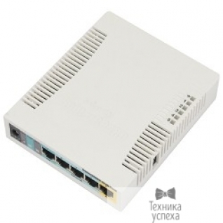 Mikrotik MikroTik RB951Ui-2HnD RouterBOARD беспроводной роутер 600Mhz CPU, 128MB RAM, 5xLAN, built-in 2.4Ghz 802b/g/n