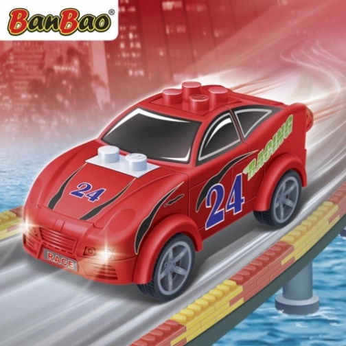 Конструктор Raceclub - Спортивный автомобиль, 22 детали BanBao 37705929 8