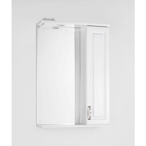 Зеркальный шкаф Style Line Олеандр-2 55/С, белый 42403332