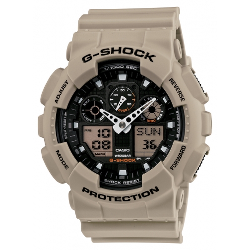Часы Casio песочно-серые GA-100SD-8A / GA-100SD-8AER 37687010