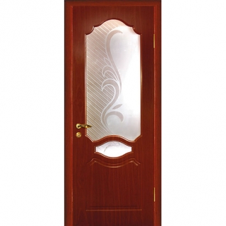 Дверное полотно МариаМ ПВХ Венеция остекленное 600-900 мм