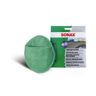 sonax microfaser pflegepad - аппликатор для пластика