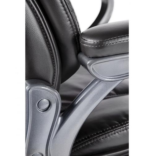 Кресло для руководителя /Мэдисон/(black) серый пластик/черная экокожа NORDEN Chairs 42859360 3