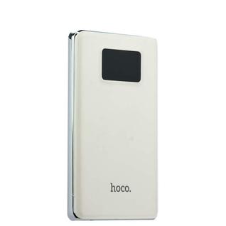Аккумулятор внешний универсальный Hoco B23-10000 mAh Flowed power bank (2 USB: 5V-2.1A&1.0A) White Белый