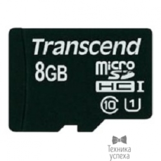 Transcend Micro SecureDigital 8Gb Transcend TS8GUSDU1 MicroSDHC Class 10 UHS-I, SD adapter