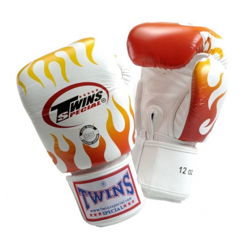 Twins Special Боксерские перчатки Twins FBGV-7, 10 унций, Белый 5754522
