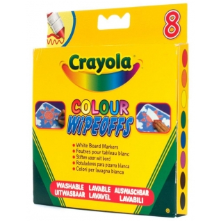 Фломастеры "8 цветов радуги" для белой доски Crayola