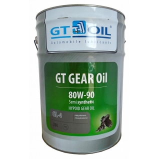 Трансмиссионное масло GT OIL GT Gear Oil 80W90 GL-4 20л