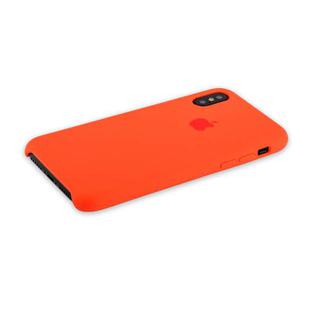 Чехол-накладка силиконовый Silicone Case для iPhone XS/ X (5.8") Orange Оранжевый №13