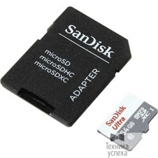 SanDisk Micro SecureDigital 64Gb SanDisk SDSQUNB-064G-GN3MA MicroSDXC Class 10 UHS-I, SD adapter