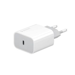 Адаптер питания Deppa USB Type-C Power Delivery 25Вт D-11377 (5В/ 3А, 9В/ 2А, 12В/ 1.5А) Белый