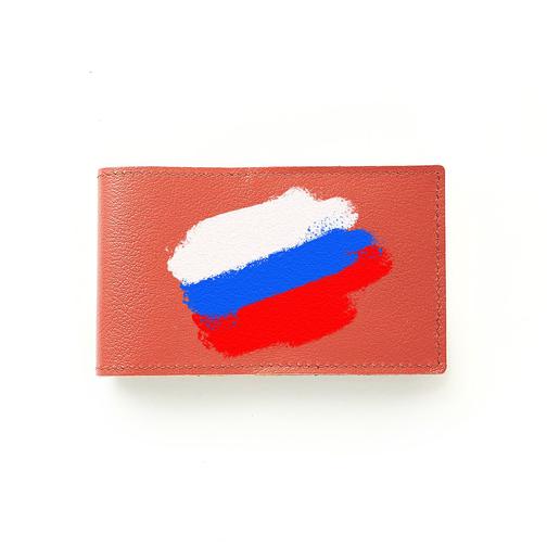 Визитница Флаг РФ , рыжая 42784165 2