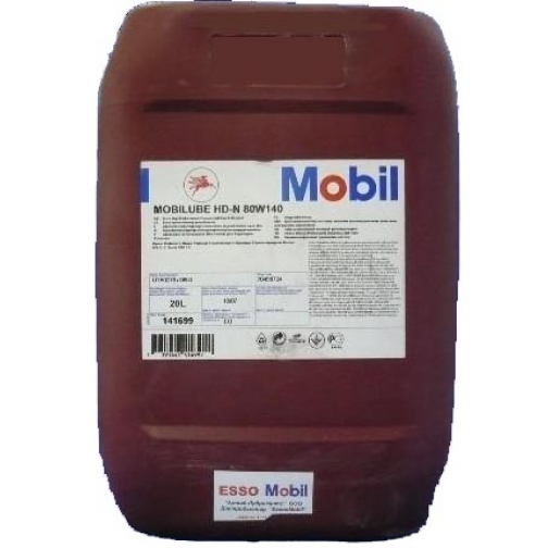Трансмиссионное масло MOBIL Mobilube HD-N 80W-140, 20 литров 5926467