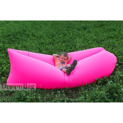 Надувной лежак AirPuf Розовый DreamBag 39680162 2