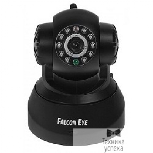 Falcon Eye Falcon Eye FE-MTR300Bl-P2P Черная Поворотная Wi-Fi IP видеокамераМатрица 1/4 CMOS; Разрешение 640*480 пикс. Чувствительность 0,1 Люкс ИК-подсветка до 10 м.Двухстороняя аудиосвязь 5797361