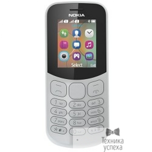 Nokia NOKIA 130 DS TA-1017 CREY (2017) A00028617 1.8'' 160x128,MicroSD,2 Sim, BT 6872681