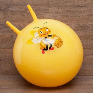 Гимнастический мяч с рожками "Пчелка", 45 см