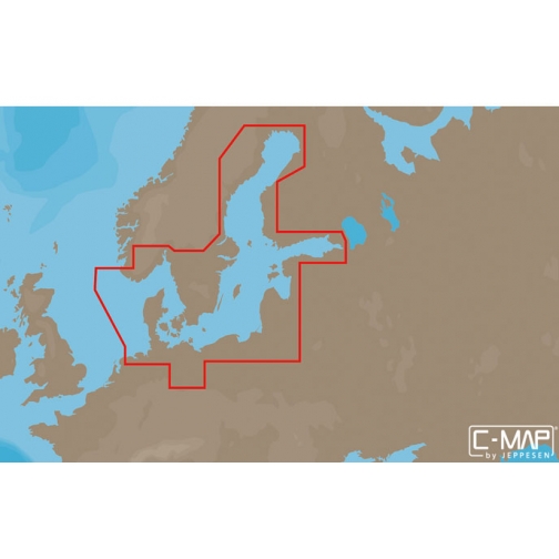 Карта C-MAP EN-N299 - Балтийское море и Дания C-MAP 833824