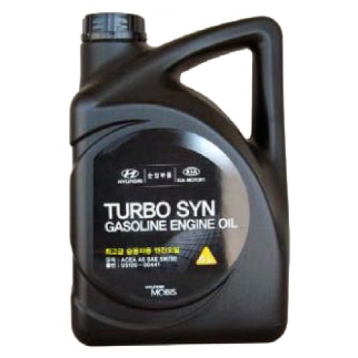 Моторное масло HYUNDAI MOBIS TURBO SYN Gasoline 5W30 4 л 0510000441 5926818