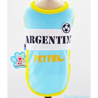 Футболка для собак "Pet Fifa Argentina" (30см)