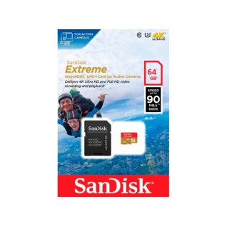 Карта памяти micro SDXC 64Gb SanDisk Extreme U3 SanDisk