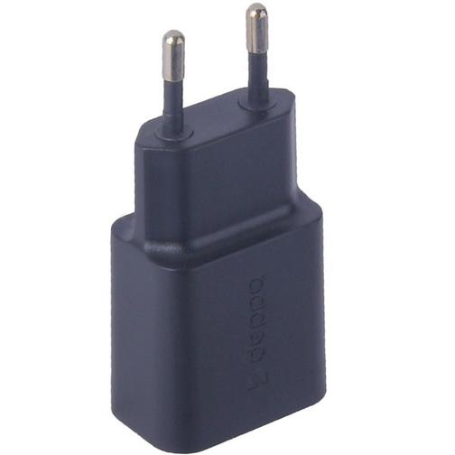 Адаптер питания Deppa Wall charger 2.4А D-11380 (2USB: 5V 2.4A) Черный 42534286