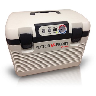 Термоэлектрический автохолодильник Vector VF-180M (+ аккумуляторы холода в подарок!)