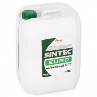 Антифриз Sintoil Euro -40 зеленый G11 10кг