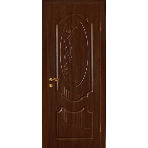 Дверное полотно МариаМ Ария ПУ лак глухое 550-900 мм эбен, вишня, кр/дер 6582934 1